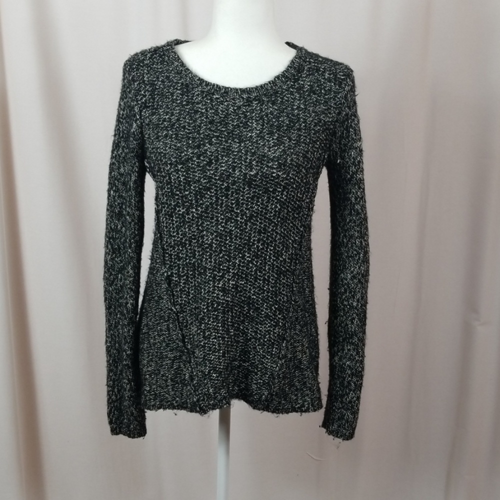 Calvin Klein black and white knit sweater size s
